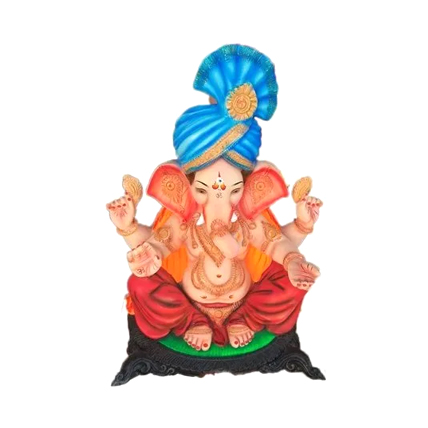 Ganesh Ji Ki Murti With Pagadi 